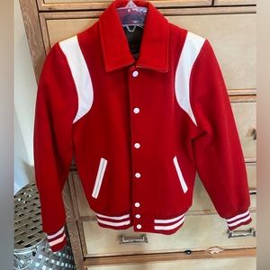 Varsity style letterman Jacket